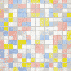 Piet Mondrian Composition with Grid IX